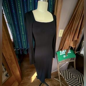 Square Neck Midi Brami Dress klassy network